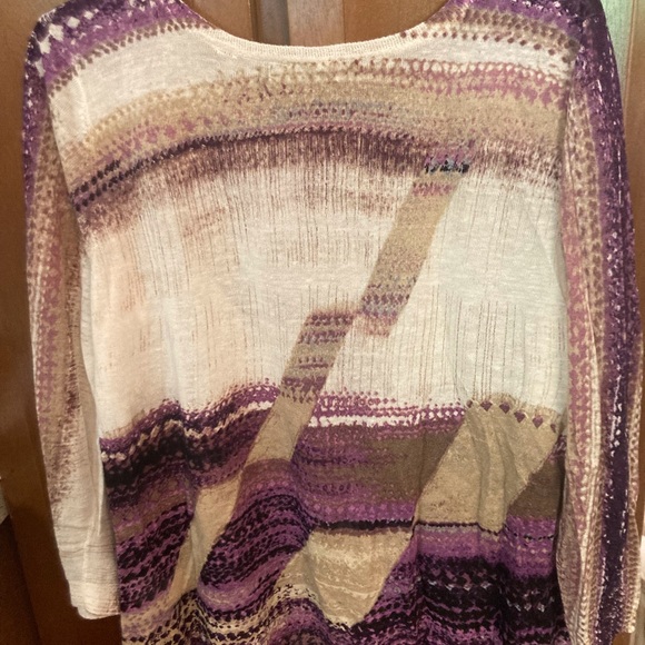 Nic+Zoe Hand Printed Top - Picture 2 of 7